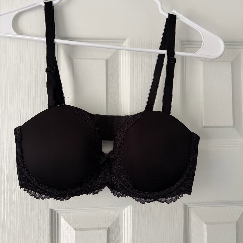 Victoria's Secret Black Dream Angels Multiway- Strapless Convertible Bra
